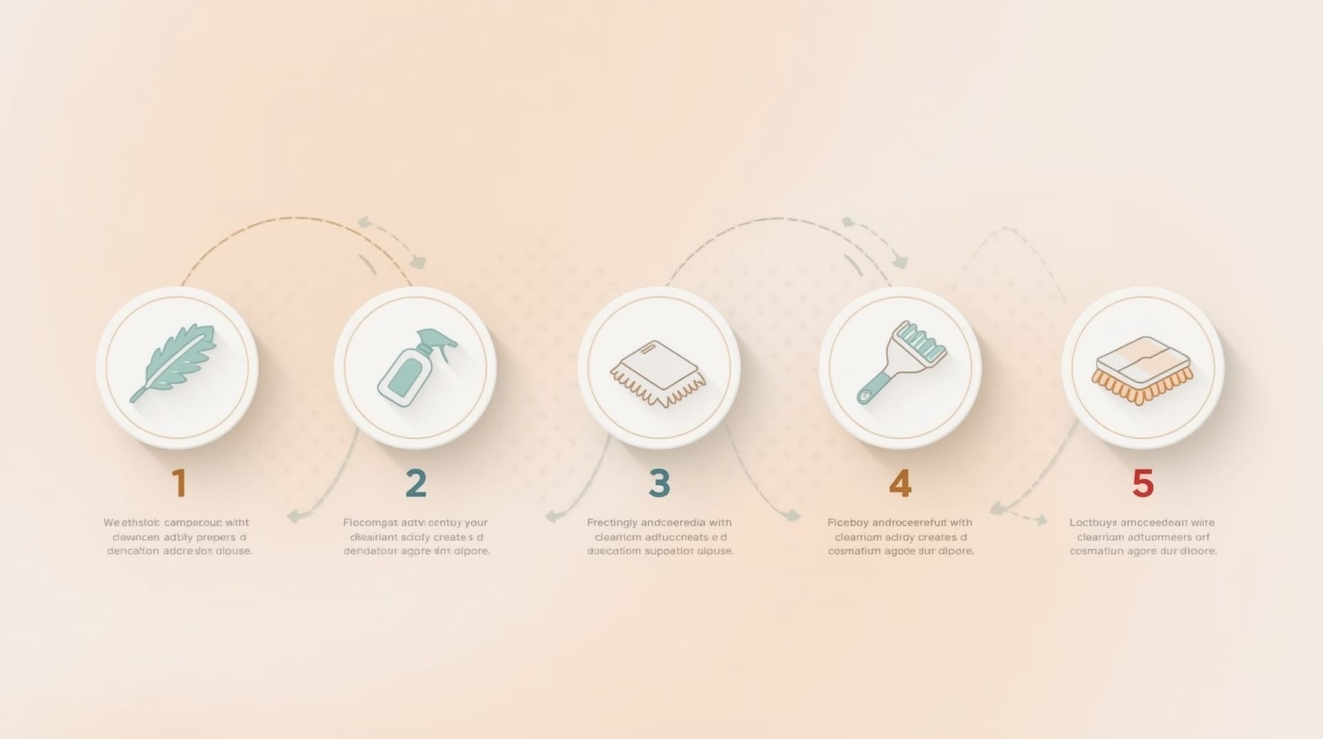 Step-by-step infographic showing the deep cleaning process for baseboards before moving out